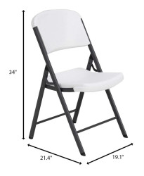 Foldable Chairs - Lifetime High Quality Plastic