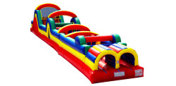 59 Foot Obstacle Course w/ Dual Lane Slide (Dry)