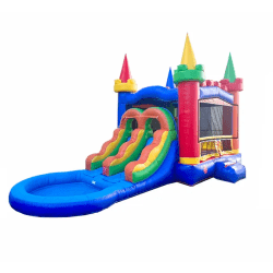 Dual20Lane20Rainbow20Combo20WET DRY 1746122728 1 Rainbow Combo with Dual Lane Slide (WET/DRY)