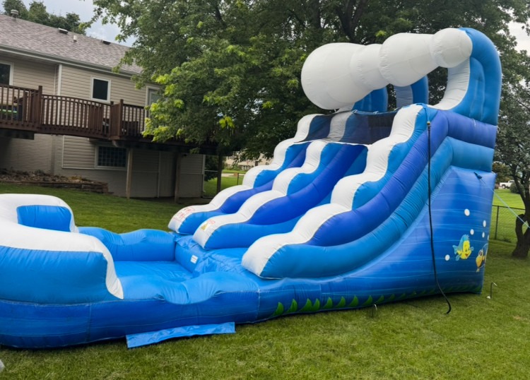 Blue Wave 12' Waterslide