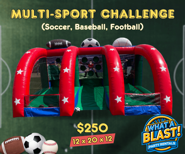 Multi-Sport Challenge (Soccer, Baseball, Football)