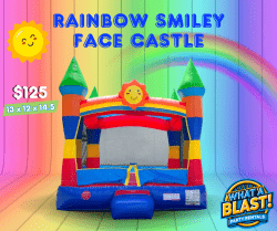 Rainbow Smiley Face Castle